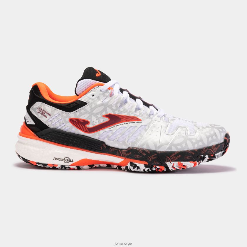 nei Joma sko internasjonal padel federation leire hvit svart FBD0T01653 kvinner