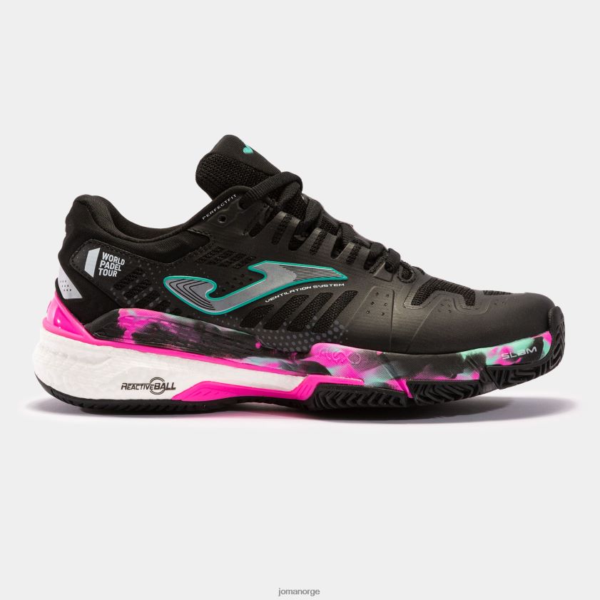 nei Joma sko slam 22 leire svart fuchsia FBD0T01829 kvinner