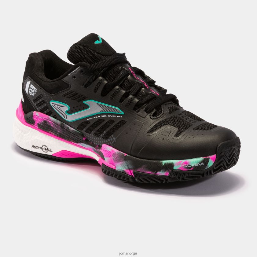nei Joma sko slam 22 leire svart fuchsia FBD0T01829 kvinner