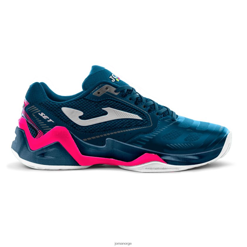 nei Joma sko t.sett 23 leire marineblå rosa FBD0T01574 kvinner