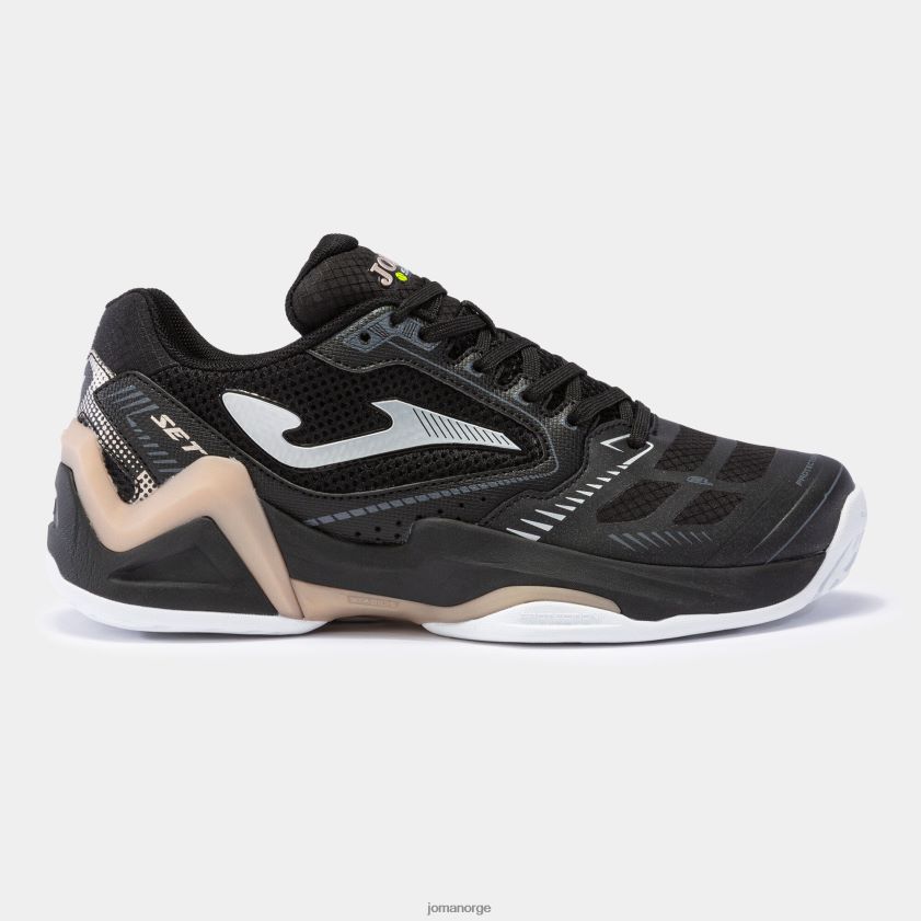 nei Joma sko t.sett 23 leire svart FBD0T01570 kvinner