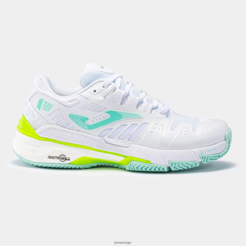 nei Joma sko t.slam 23 leire hvit himmelblå FBD0T02238 kvinner