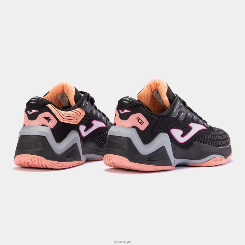 nei Joma sko ace pro 22 hard court svart FBD0T02580 kvinner