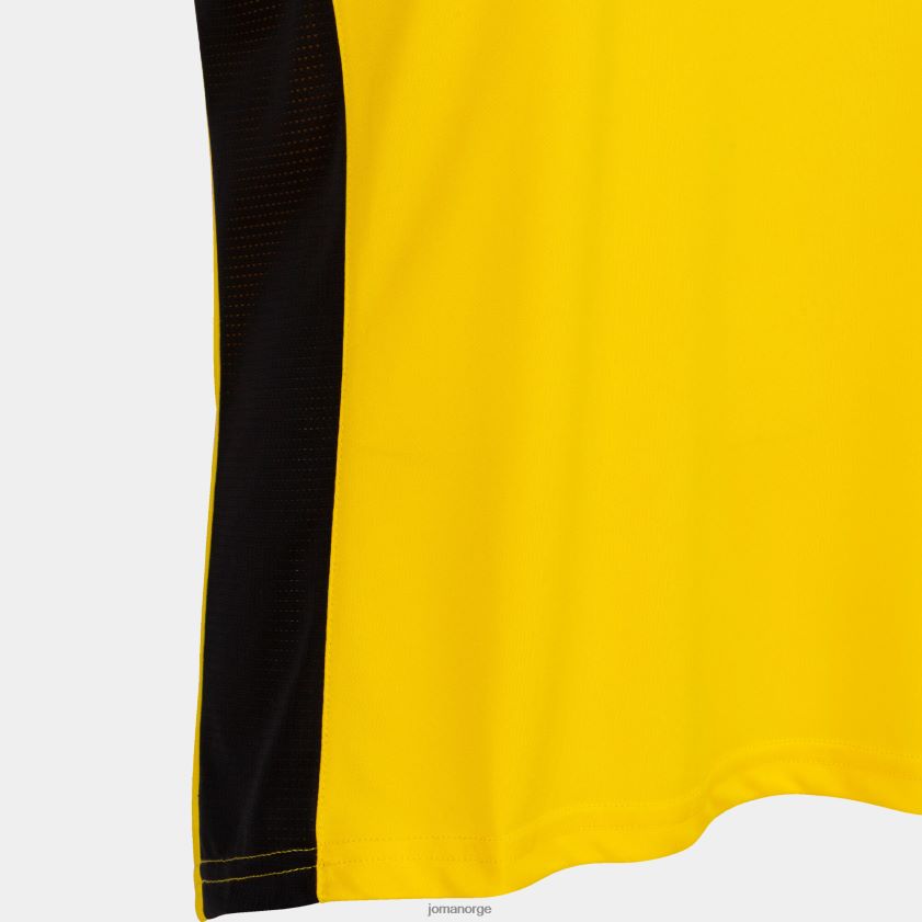 nei Joma ermeløs t-skjorte cancha iii gul svart FBD0T02357 kvinner