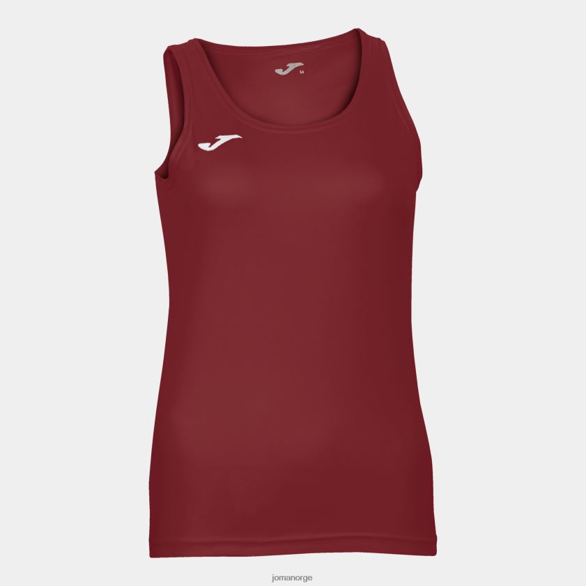 nei Joma ermeløs t-skjorte diana burgunder FBD0T03658 kvinner