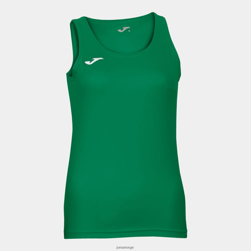 nei Joma ermeløs t-skjorte diana grønn FBD0T02322 kvinner