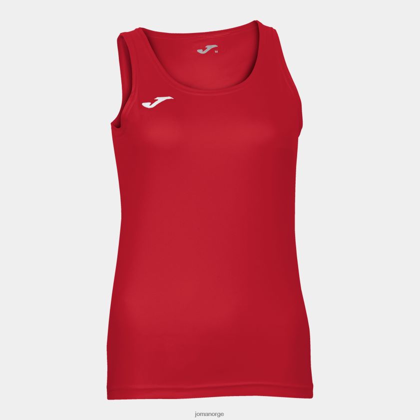 nei Joma ermeløs t-skjorte diana rød FBD0T01689 kvinner