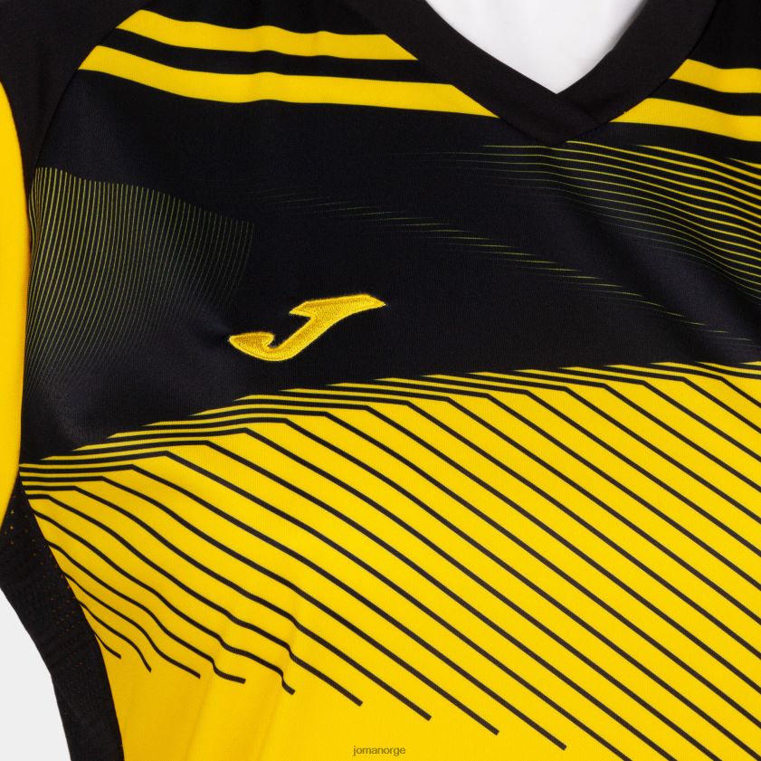 nei Joma ermeløs t-skjorte supernova ii gul svart FBD0T03594 kvinner