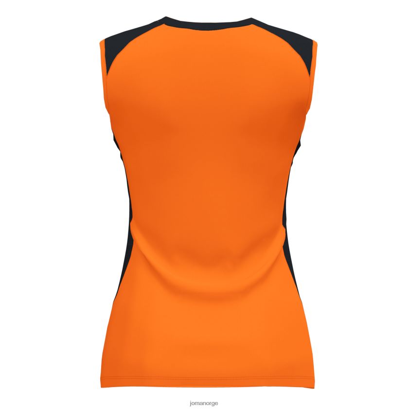 nei Joma ermeløs t-skjorte supernova ii oransje svart FBD0T02308 kvinner