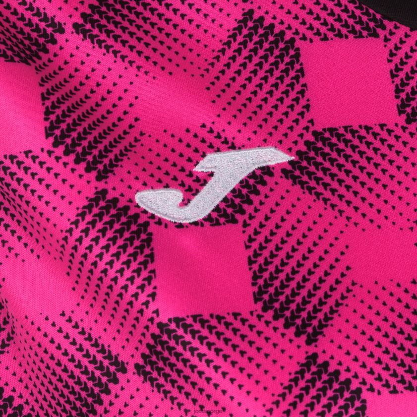 nei Joma ermeløs t-skjorte supernova iii fluorescerende rosa svart FBD0T01639 kvinner