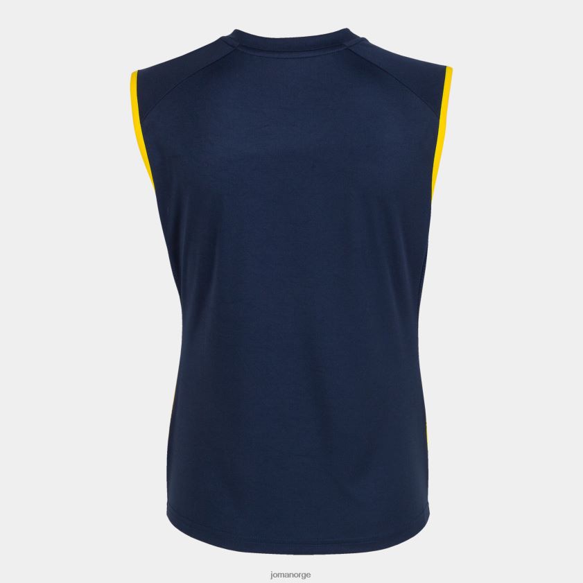 nei Joma ermeløs t-skjorte supernova iii marineblå gul FBD0T03575 kvinner