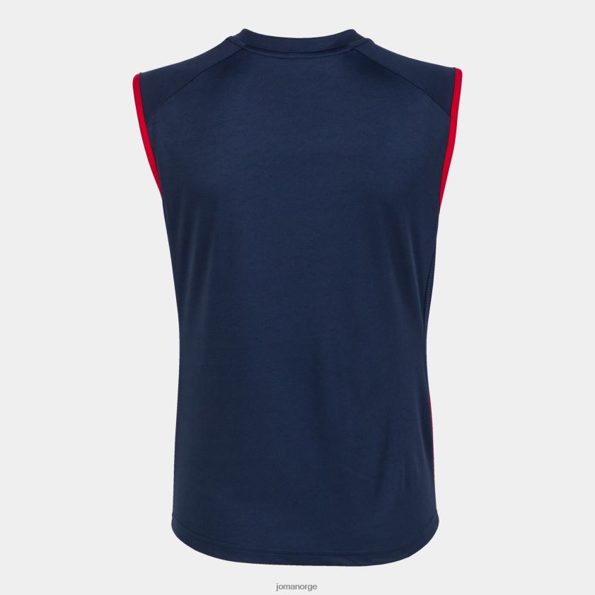 nei Joma ermeløs t-skjorte supernova iii marineblå rød FBD0T02378 kvinner