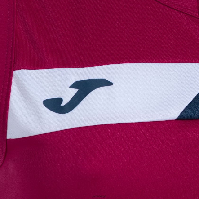 nei Joma ermeløs t-skjortebane crimson marineblå hvit FBD0T01955 kvinner