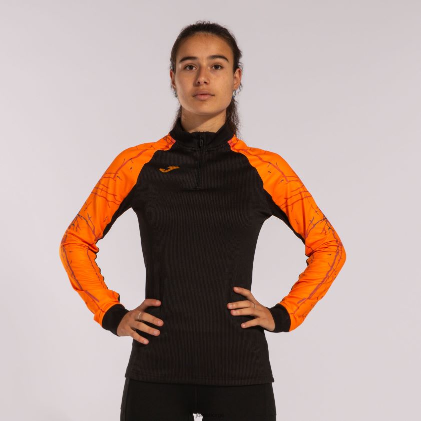 nei Joma genser elite ix svart oransje FBD0T03823 kvinner