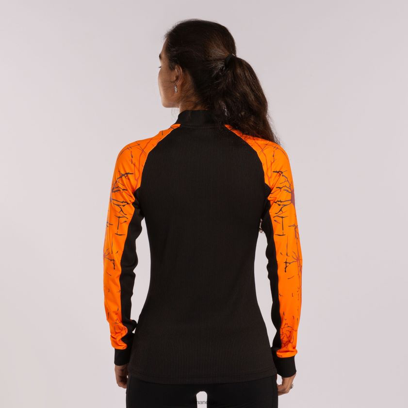nei Joma genser elite ix svart oransje FBD0T03823 kvinner