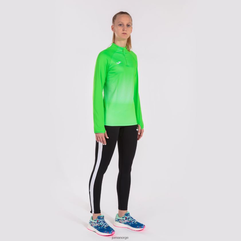 nei Joma genser elite vii fluorescerende grønn hvit FBD0T02255 kvinner