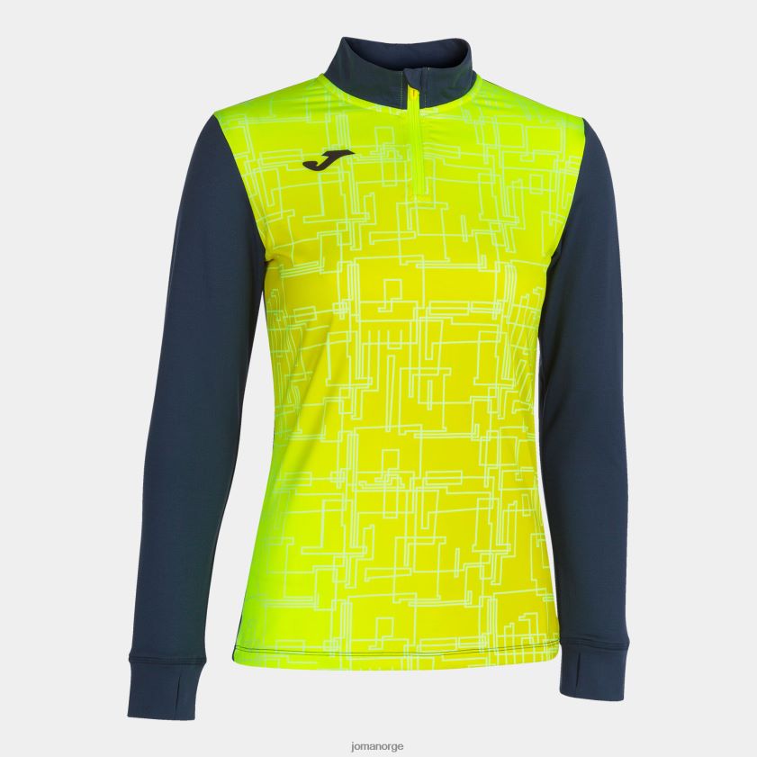 nei Joma genser elite viii marineblå fluorescerende gul FBD0T03962 kvinner