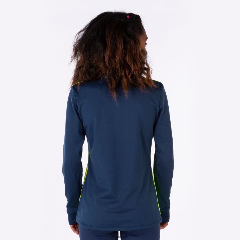 nei Joma genser elite viii marineblå fluorescerende gul FBD0T03962 kvinner