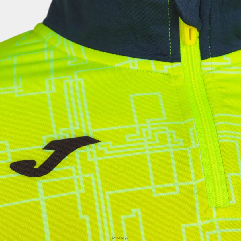 nei Joma genser elite viii marineblå fluorescerende gul FBD0T03962 kvinner