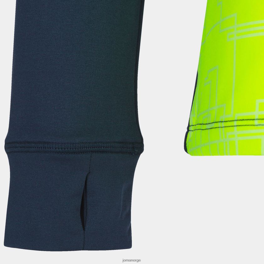 nei Joma genser elite viii marineblå fluorescerende gul FBD0T03962 kvinner