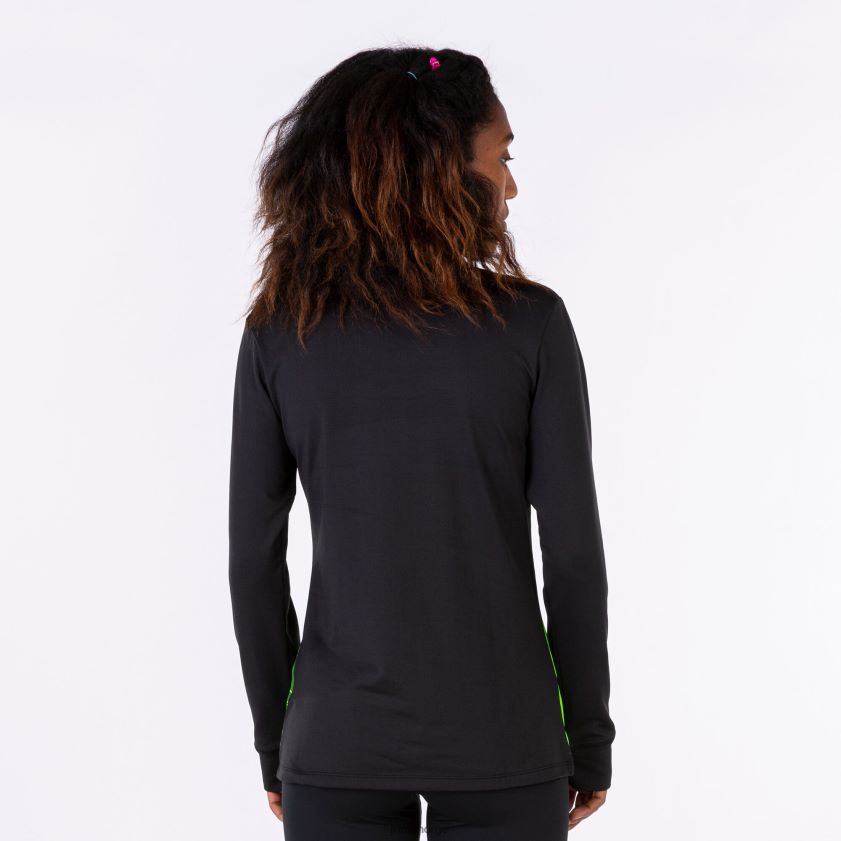 nei Joma genser elite viii svart fluorescerende grønn FBD0T01895 kvinner