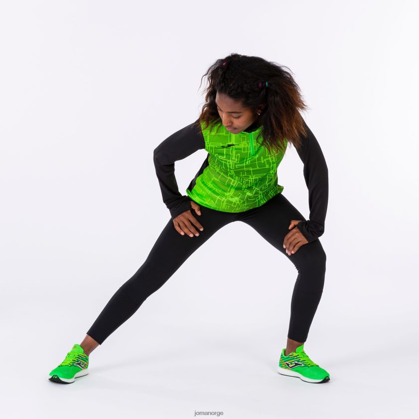 nei Joma genser elite viii svart fluorescerende grønn FBD0T01895 kvinner