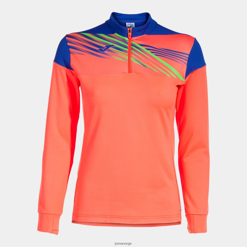 nei Joma genser elite x fluorescerende korall kongeblå FBD0T02020 kvinner