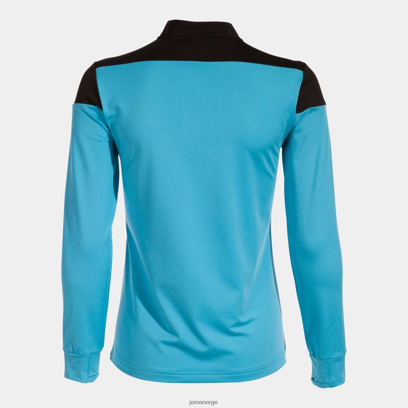 nei Joma genser elite x fluorescerende turkis svart FBD0T02131 kvinner