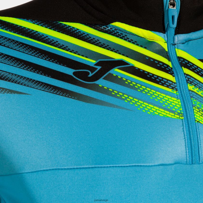 nei Joma genser elite x fluorescerende turkis svart FBD0T02131 kvinner