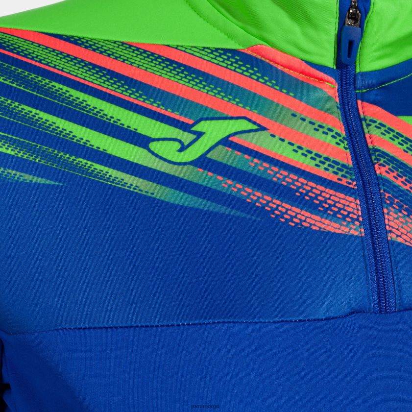 nei Joma genser elite x kongeblå fluorescerende grønn FBD0T02021 kvinner