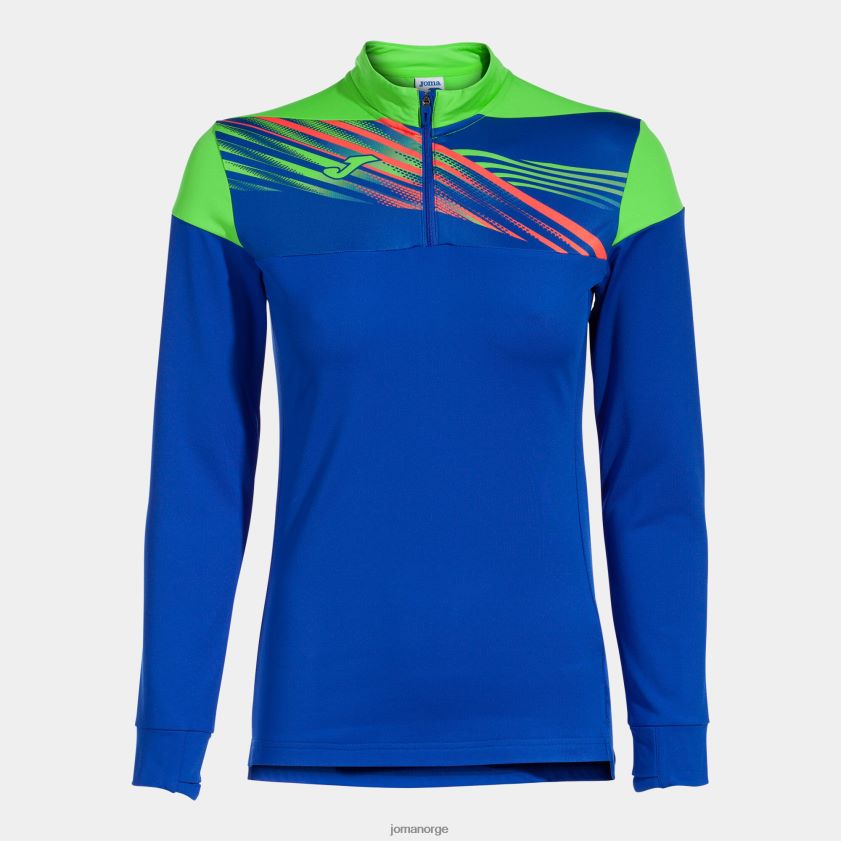 nei Joma genser elite x kongeblå fluorescerende grønn FBD0T02021 kvinner
