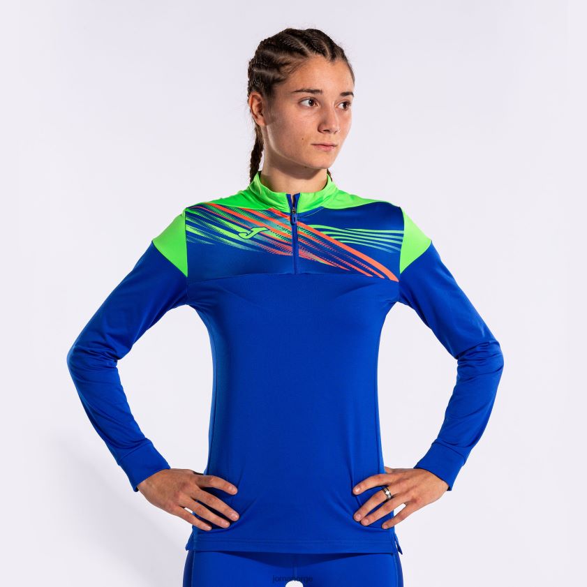 nei Joma genser elite x kongeblå fluorescerende grønn FBD0T02021 kvinner
