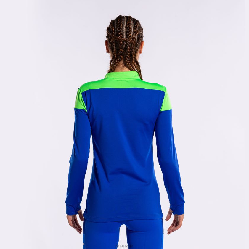 nei Joma genser elite x kongeblå fluorescerende grønn FBD0T02021 kvinner
