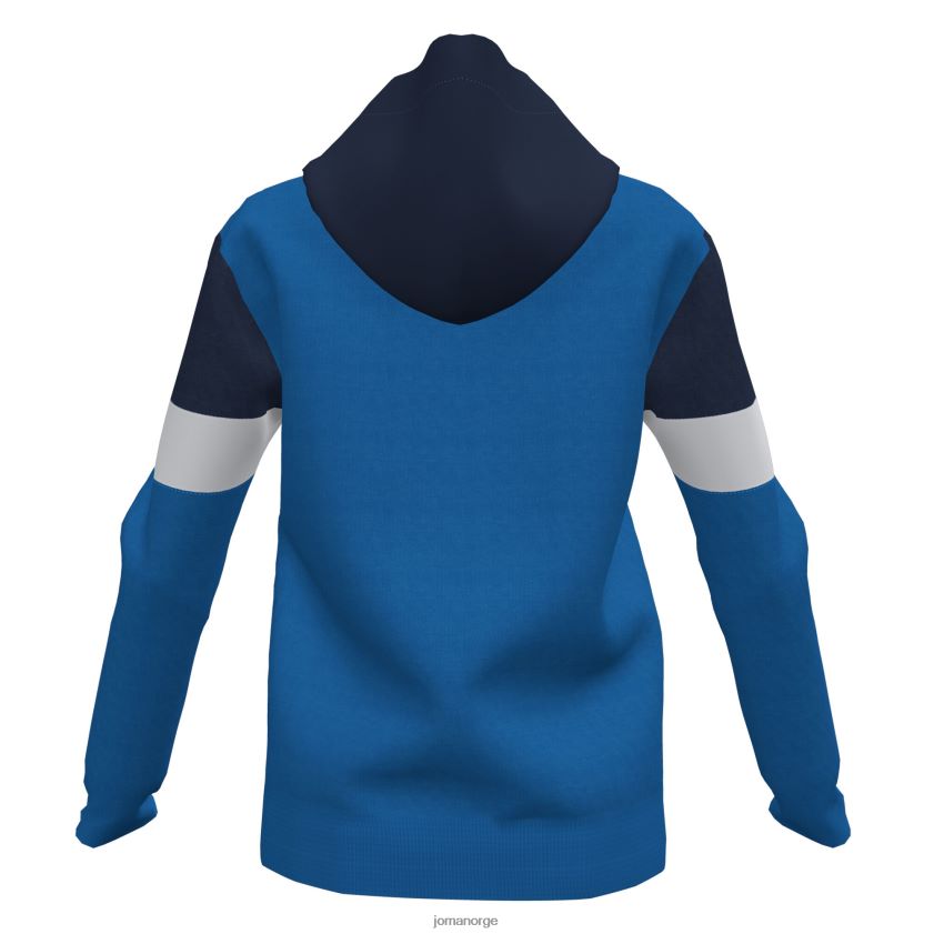 nei Joma hettegenser crew iv kongeblå marineblå hvit FBD0T03584 kvinner