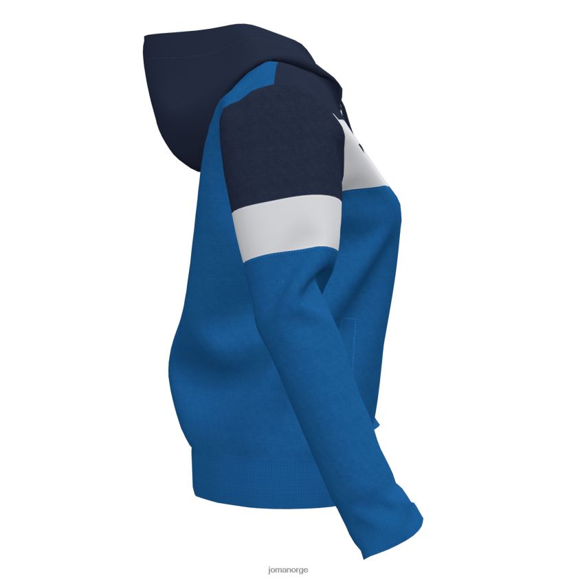 nei Joma hettegenser crew iv kongeblå marineblå hvit FBD0T03584 kvinner