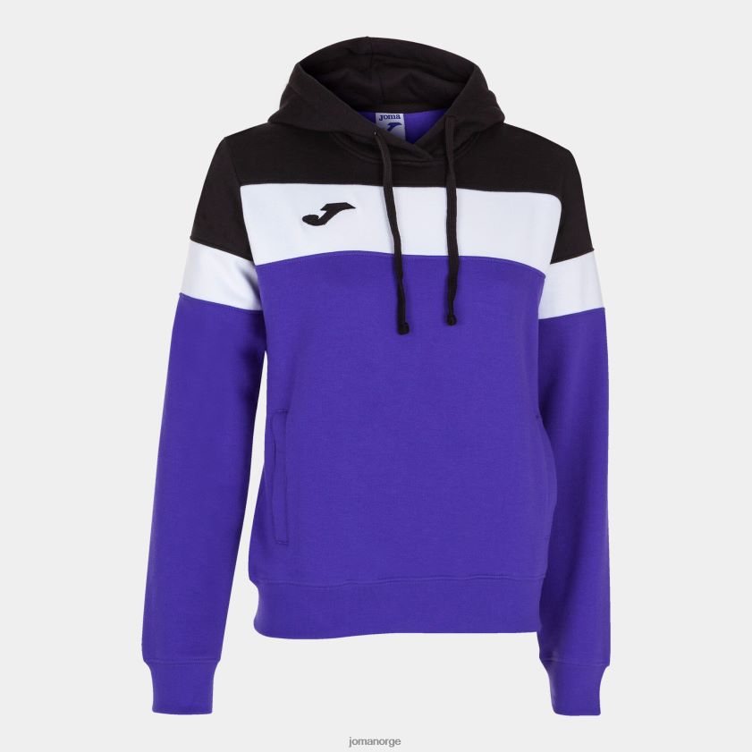 nei Joma hettegenser crew iv lilla svart hvit FBD0T02019 kvinner