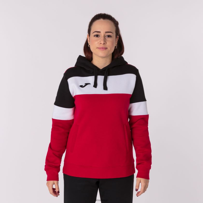 nei Joma hettegenser crew iv rød svart hvit FBD0T02260 kvinner