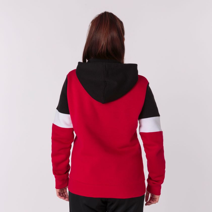 nei Joma hettegenser crew iv rød svart hvit FBD0T02260 kvinner