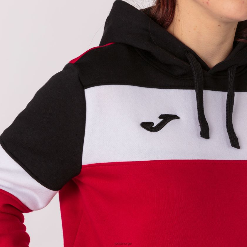 nei Joma hettegenser crew iv rød svart hvit FBD0T02260 kvinner