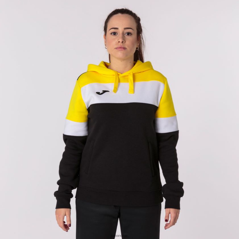 nei Joma hettegenser crew iv svart gul hvit FBD0T02309 kvinner