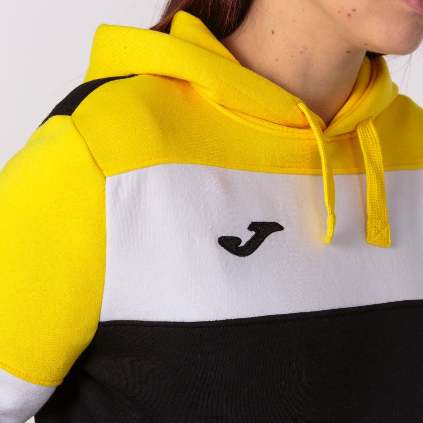 nei Joma hettegenser crew iv svart gul hvit FBD0T02309 kvinner
