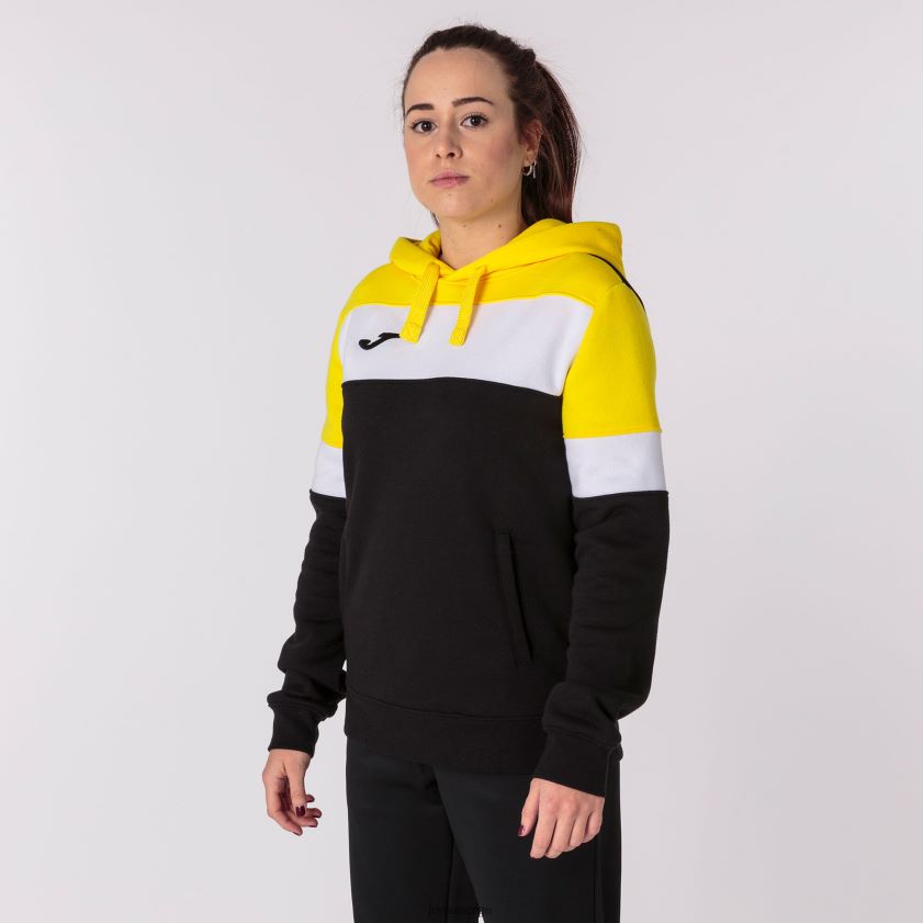nei Joma hettegenser crew iv svart gul hvit FBD0T02309 kvinner