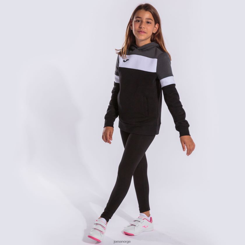 nei Joma hettegenser crew iv svart mørk grå hvit FBD0T01621 kvinner