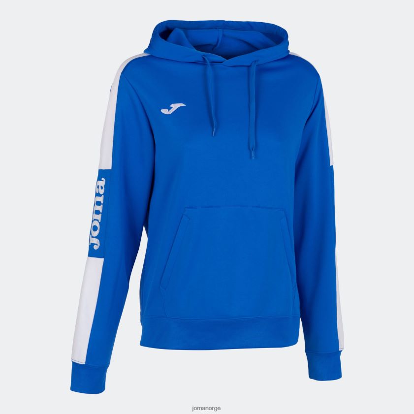 nei Joma hettegenser mesterskap iv kongeblå hvit FBD0T02111 kvinner