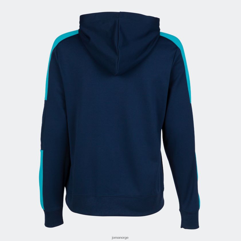 nei Joma hettegenser mesterskap iv marineblå fluorescerende turkis FBD0T02457 kvinner