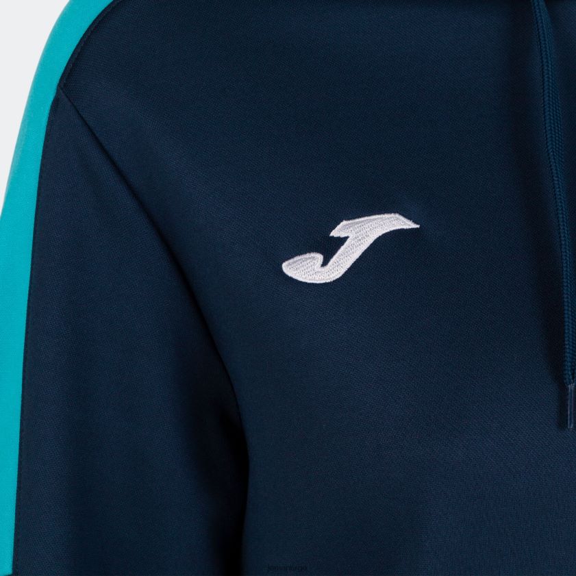 nei Joma hettegenser mesterskap iv marineblå fluorescerende turkis FBD0T02457 kvinner