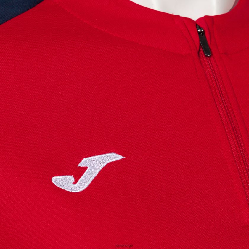 nei Joma økomesterskap i sweatshirt rød marineblå FBD0T01628 kvinner
