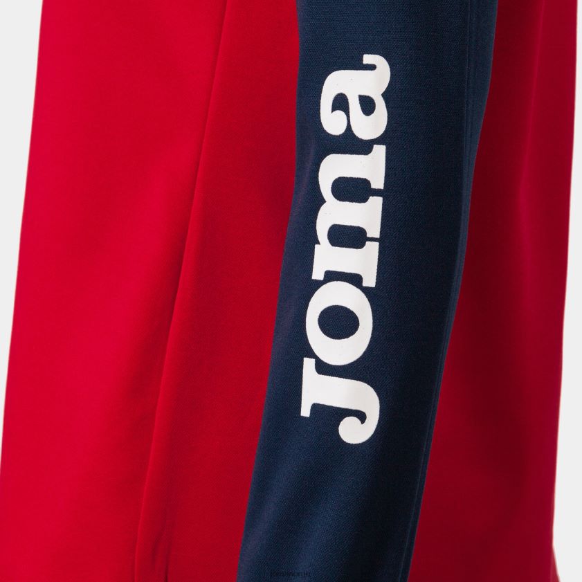 nei Joma økomesterskap i sweatshirt rød marineblå FBD0T01628 kvinner