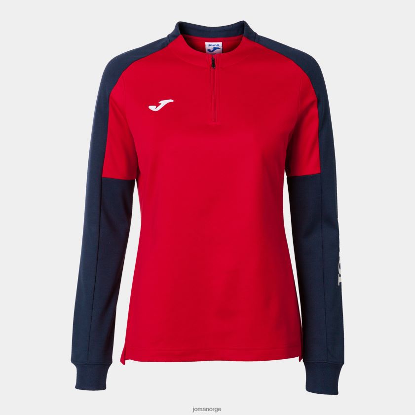 nei Joma økomesterskap i sweatshirt rød marineblå FBD0T01628 kvinner