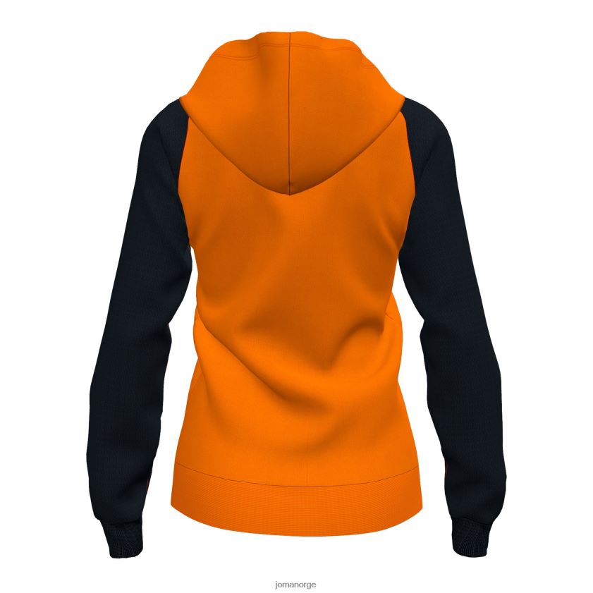 nei Joma hettejakke akademi iv oransje svart FBD0T03680 kvinner